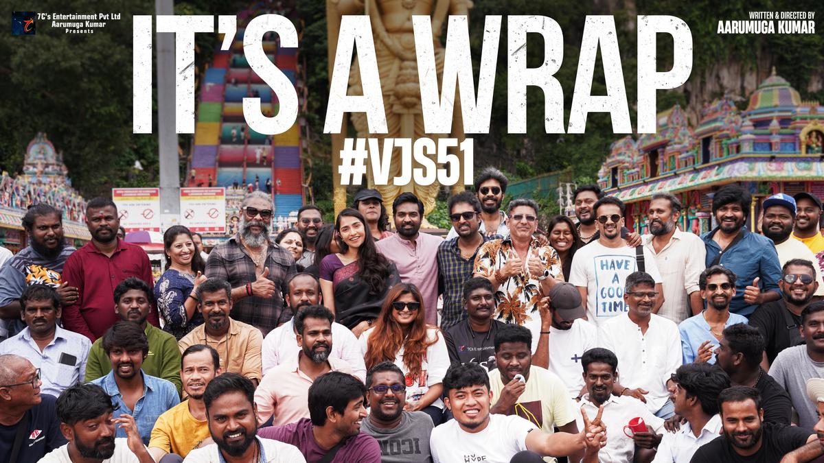 It’s a wrap for Vijay Sethupathi – Rukmini Vasanth’s ‘VJS 51’It’s a wrap for Vijay Sethupathi – Rukmini Vasanth’s ‘VJS 51’